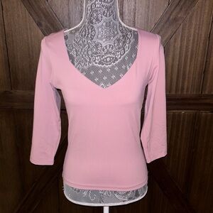 Blackmilk mauve Pink V-Neck Top